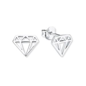 Ohrringe-Diamantmotiv