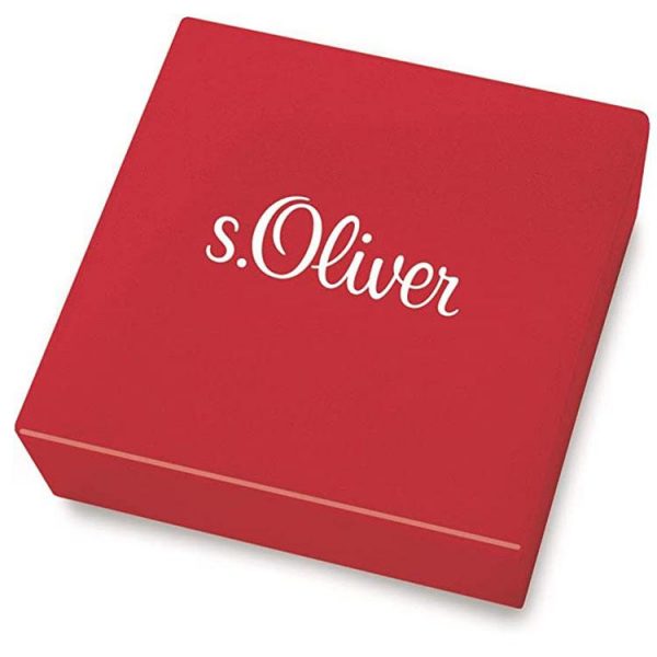 s.Oliver Damen Armband Silber mit Blume und Swarowski Kristallen