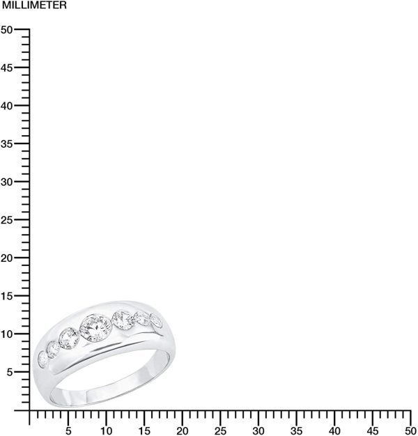s.Oliver Damen Ring aus 925 Sterling Silber besetzt mit funkelndem Zirkonia