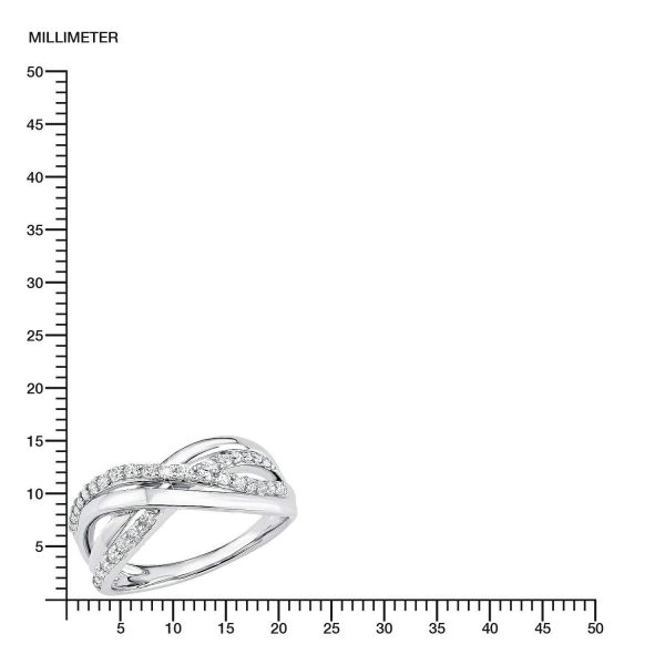 s.Oliver Damenring aus 925er Sterling Silber rhodiniert