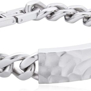 s.Oliver Herren Panzer-Armband aus Edelstahl