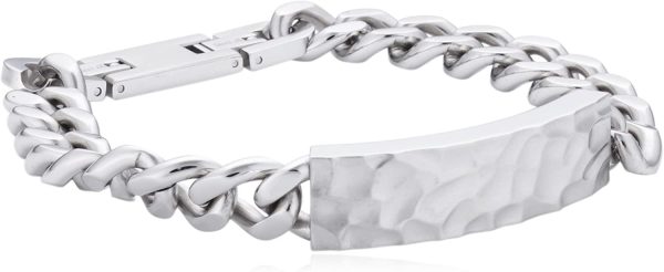 s.Oliver Herren Panzer-Armband aus Edelstahl