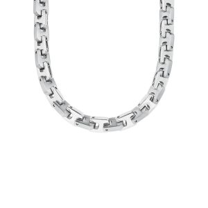 s.Oliver Herren Kette aus Edelstahl Panzerdesign