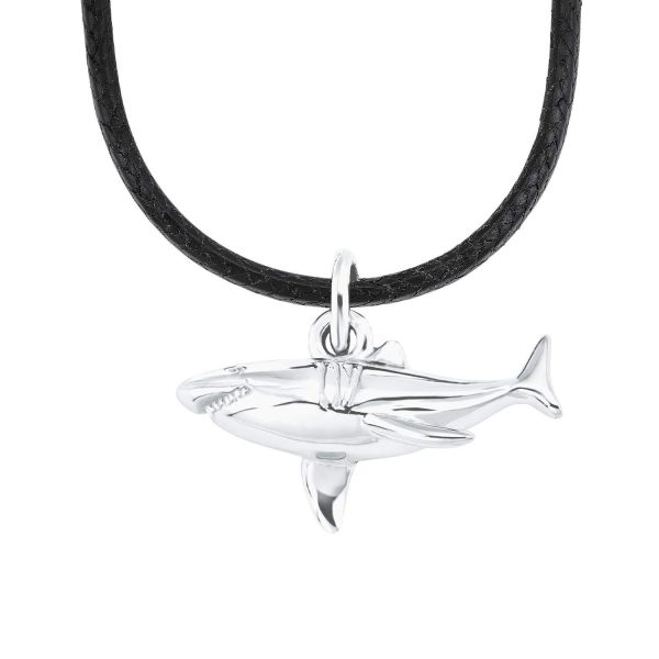 s.Oliver Kinder Kette mit Hai-Anhänger aus Silber 925
