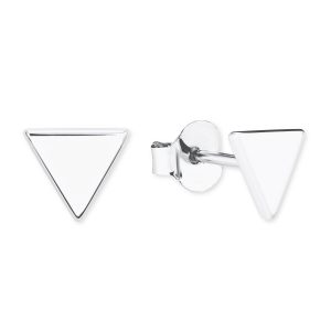 s.Oliver Damen Ohrstecker als Dreieck in silber