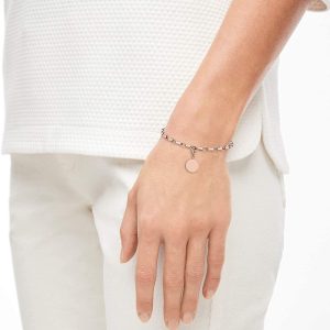 s.Oliver Damen Armband Edelstahl RosÃ©