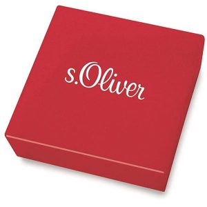 s.Oliver Damen Armband mit Herzanhänger aus 925er Sterling Silber, Love