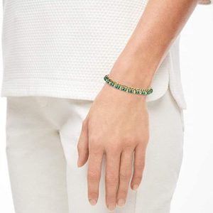 s.Oliver Armband Edelstahl Damen mit Glasperlen