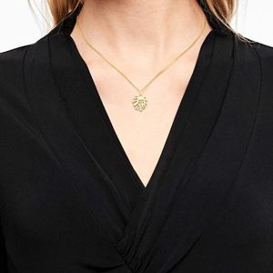 s.Oliver Damen Halskette Silber 925 gelbvergoldet