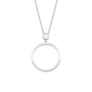 s.Oliver Damen Ketten mit Kreis Anhänger Silber 925