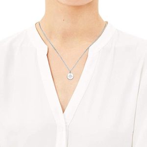 s.Oliver Damen Halskette mit Anhänger,