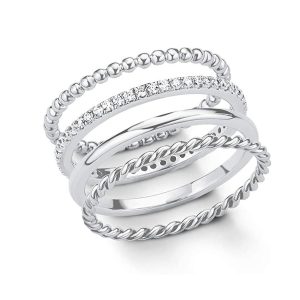 s.Oliver Damen Ring mit Zirkonia