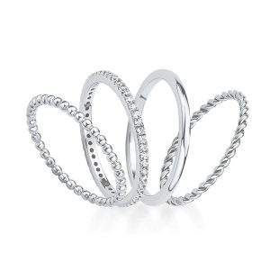 s.Oliver Damen Ring mit Zirkonia