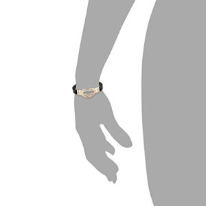 s. Oliver Damen-Armband Leder Edelstahl