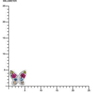 s.Oliver Kinder Ohrstecker in Schmetterlingsform