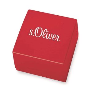 s.Oliver herzförmigen Ohrstecker aus Silber