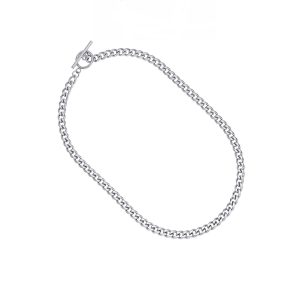 NOELANI Halskette Edelstahl Damen Halsschmuck, 42 cm, Silber, T-Bar