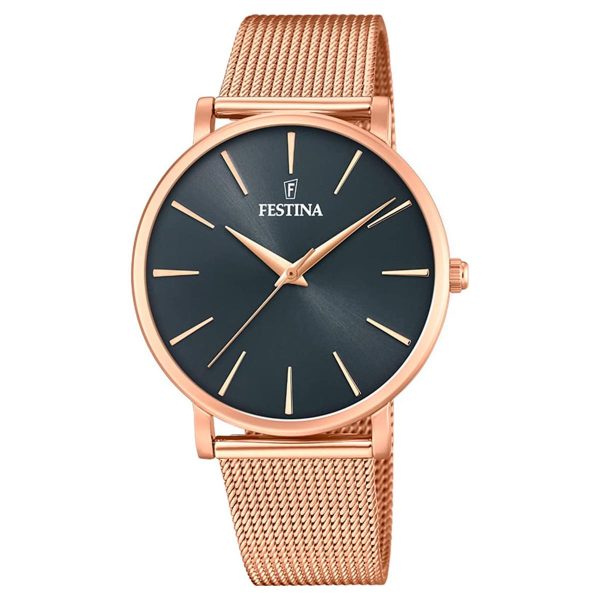Festina Damen Analog Quarz Uhr mit Edelstahl Armband