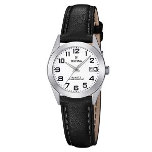 Festina Damen Analog Quarz Uhr mit Leder Armband