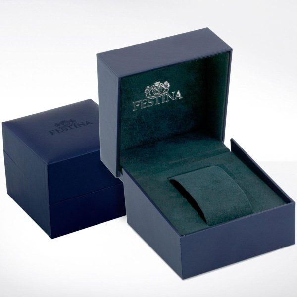 Festina Unisex Erwachsene Analog Quarz Uhr mit Titan Armband