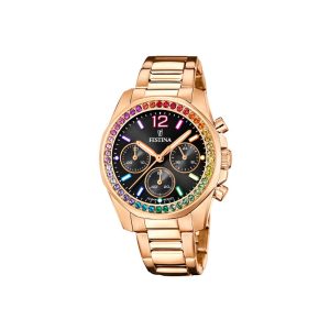 Festina Damen Analog Quarz Uhr F20639/3 Boyfriend Kollektion