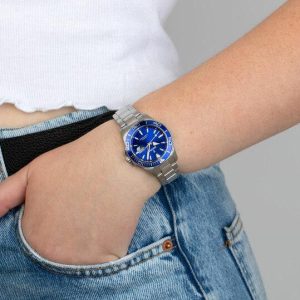 Festina Damen Analog Quarz Uhr mit Edelstahl Armband F20503/3