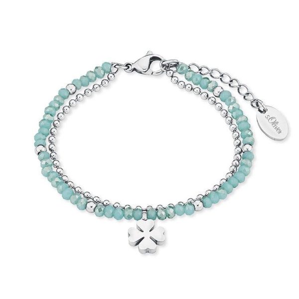 perlenarmband-kleeblatt