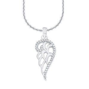 Halskette mit Flügelanhänger