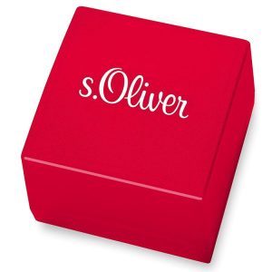 s.Oliver Ring für Damen, Sterling Silber 925, Zirkonia